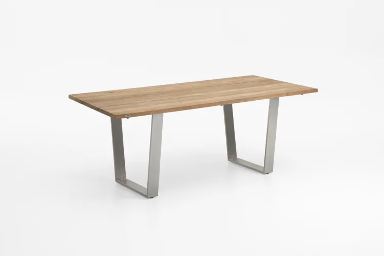 Gartentisch NIEHOFF �Noah Trapezkufe Esstisch 180x95� Teakholz recycled